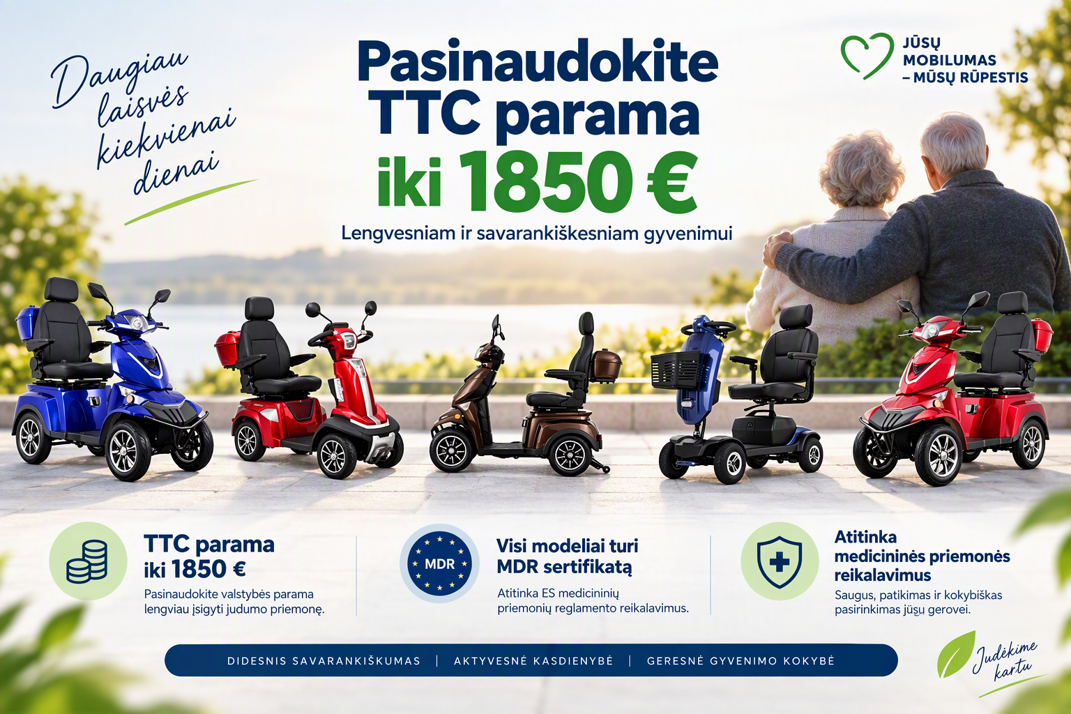 Elektriniai Medicininiai skuteriai